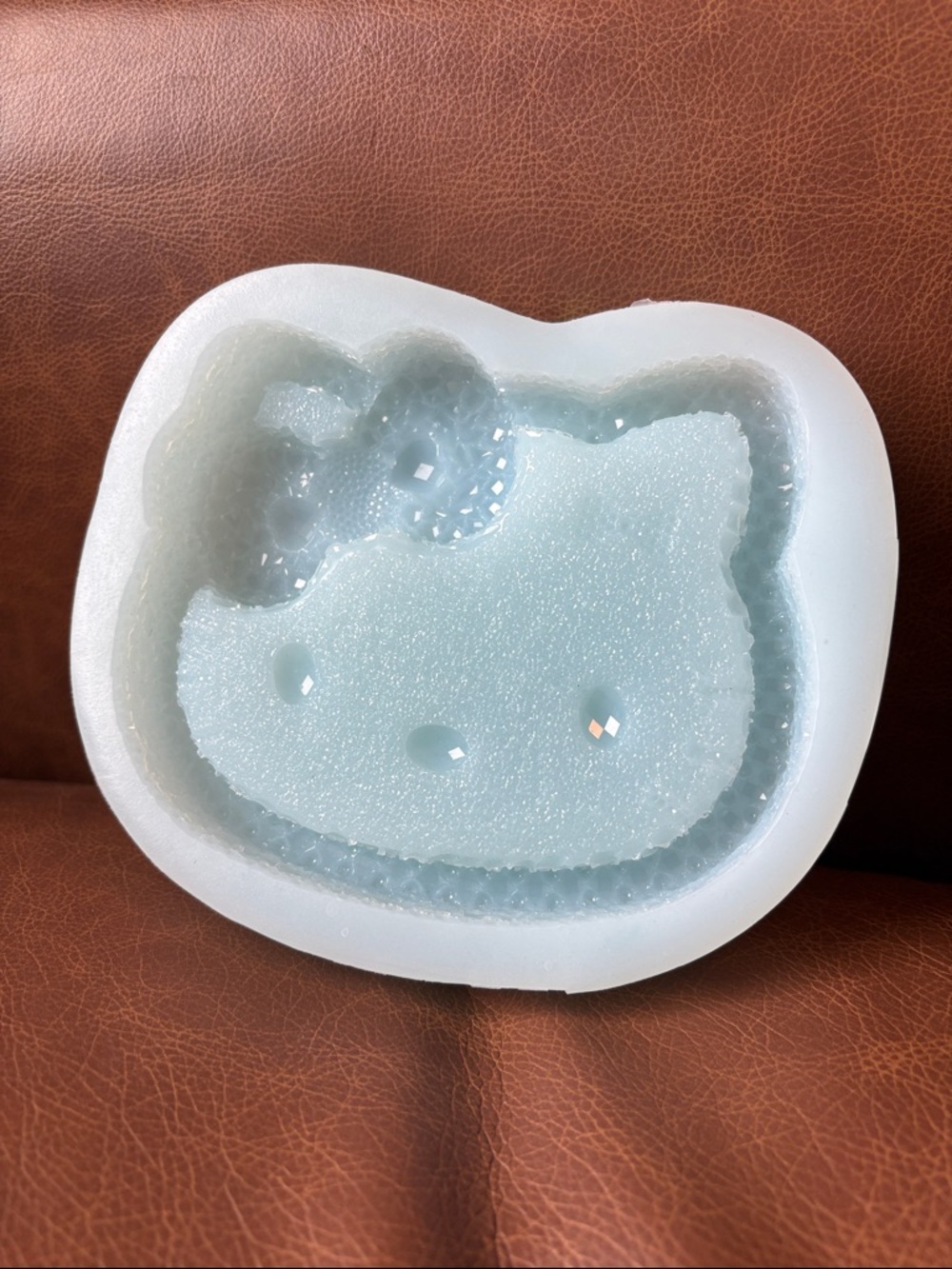 Hello Kitty Silicone Mold in Pale Blue
